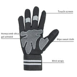 Gym Gloves Full Finger Weight Lifting Gloves With