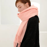 Solidlove Wool Winter Scarf Women Scarves Adult Scarves