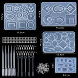 Silicone Mold For Epoxy Resin Set Jewelry Casting