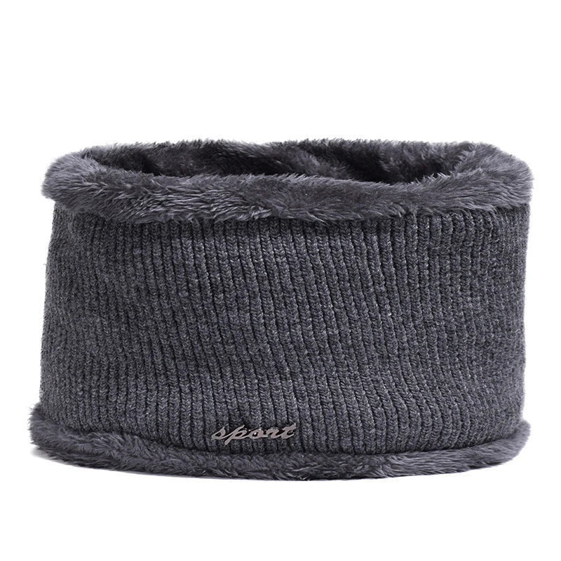 New Winter Beanie Hats Scarf Set Warm Knit