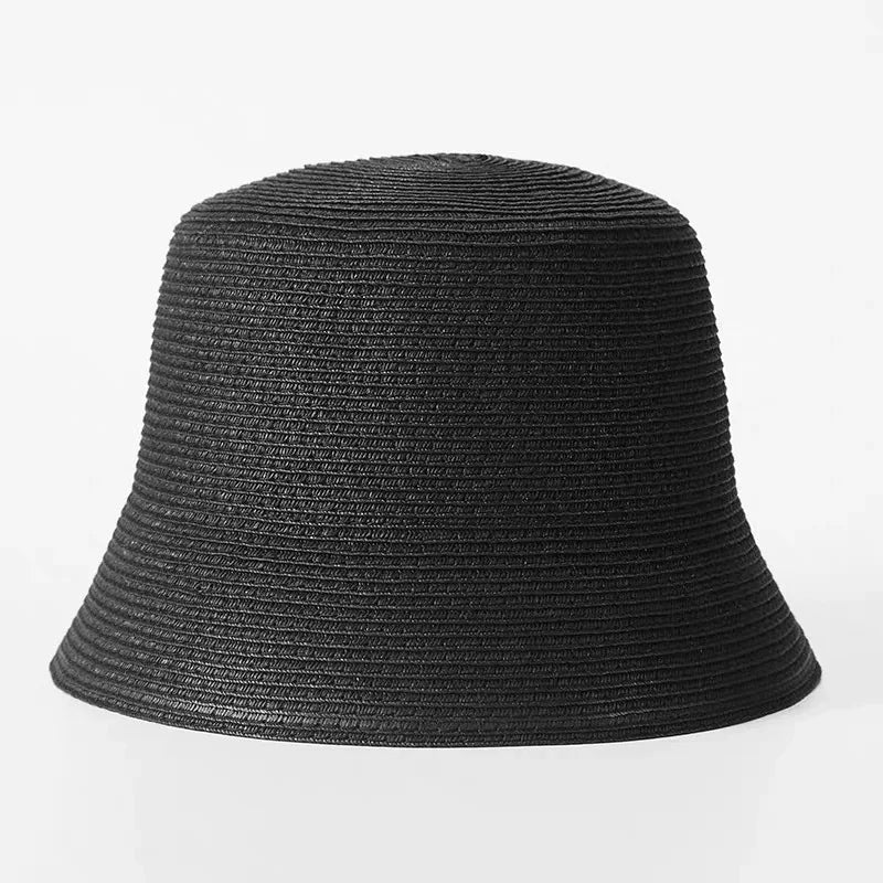 Summer Foldable Straw Sun Hat Women's Panama Boater