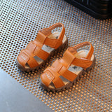 Leather Sandals Boys 100% Soft Leather In Summer