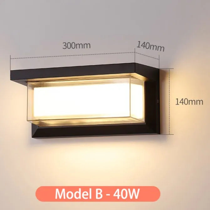 Led outdoor wall lamp led outdoor wall light