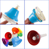 8-Note Hand Bell Children Music Toy Rainbow Percussion