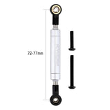 INJORA 1PCS 72-102mm Adjustable Servo Steering Link 1/10