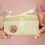 100500pcs Vintage Kraft Paper Stickers Scrapbook Gift Stationery