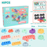 Baby Rubber Big Size Particle Bricks Toys DIY
