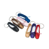 Handmade Mini Ballet Shoe Ballet Keychain Gift Satin