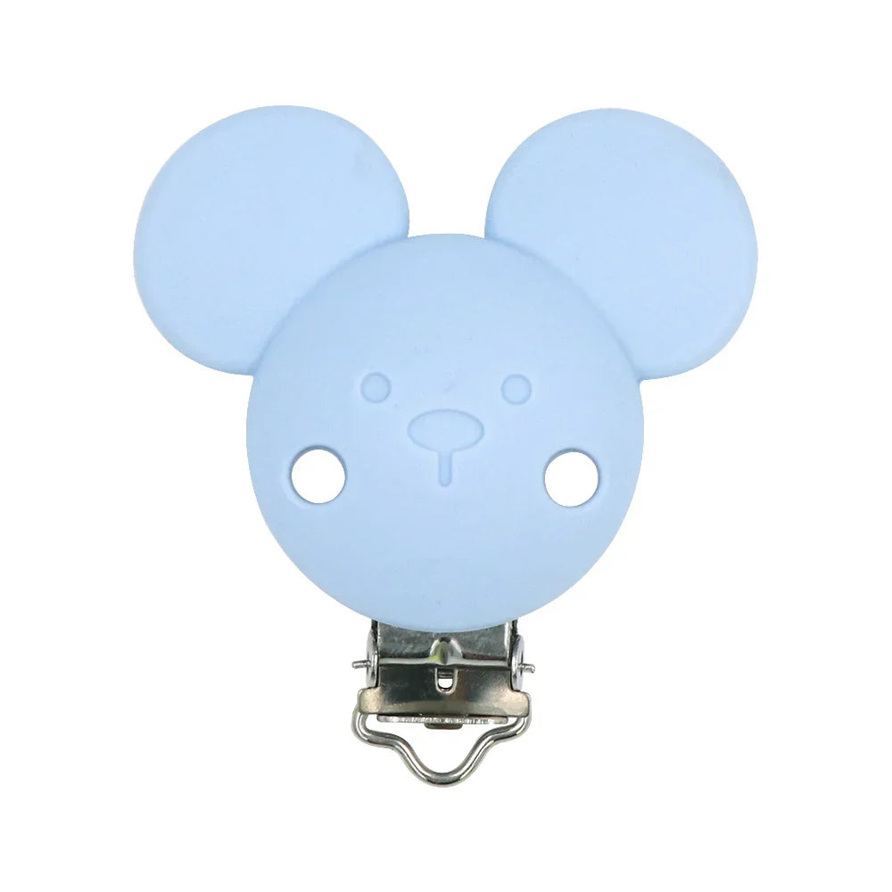 BOBO.BOX 10pc Silicone Beads Mikey Mouse Round Shape