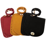 8colors 4PcsSet Artificial Leather Shoulder Bag Bottom Strap