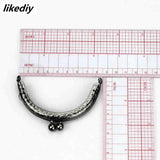 5 PcsLot 8.5 CM Size Double Bead Semicircular