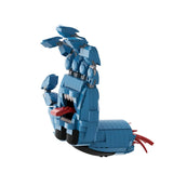 MOC Brick Screaming Hand Blue Finger Creative Cartoon