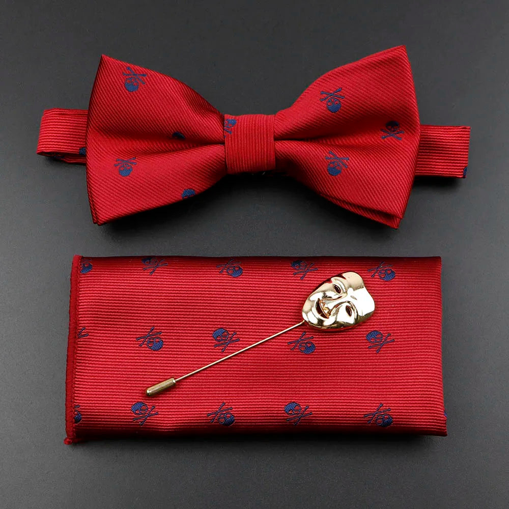 Fashion Men's Skull Tie Set New Design 8cm