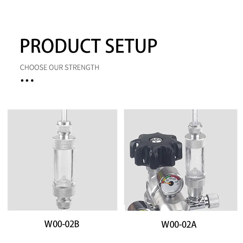 5 PCS Aquarium CO2 Bubble Counter Fish Tank