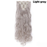 S-noilite Synthetic 24inch 140g 8PCS/set Clip In On