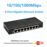 5 8 Port 1000Mbps Gigabit Network Switch Ethernet