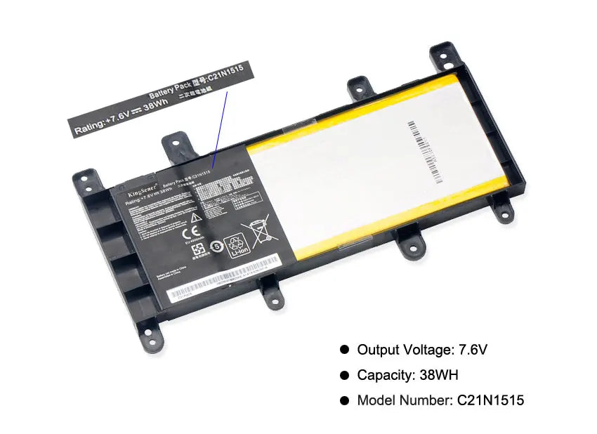KingSener C21N1515 Laptop Battery For ASUS F756UW F756UX
