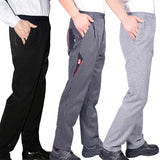 Mens Loose Chef Trousers Food Service Work Wear