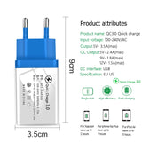 QC 3.0 USB Charger Quick charge 3.0 for