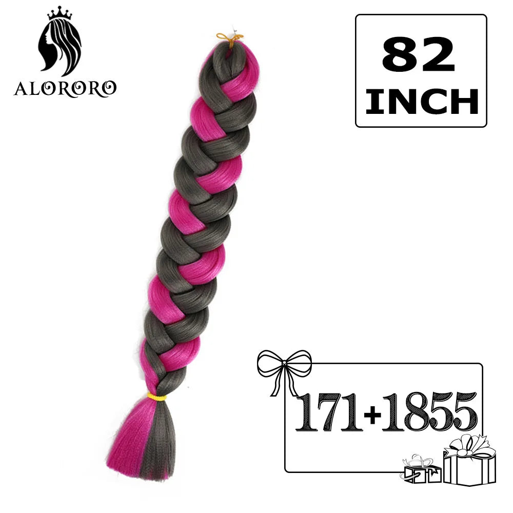 41Inch 165g Jumbo Braiding Hair Long Synthetic Crochet