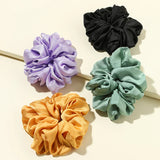 4Pcs/3Pcs Oversized Scrunchie Big Rubber Hair Tie Set