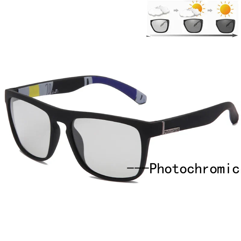 WarBLade New Square Polarized Sunglasses Men Night Vision
