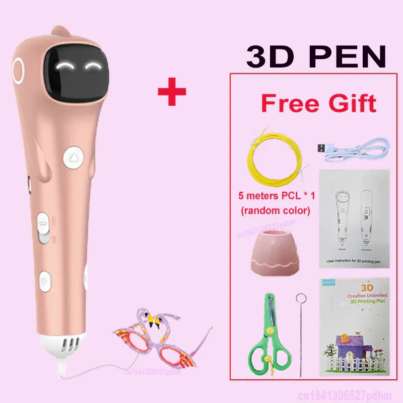 Creative 3D Pen for Safe DIY Art -