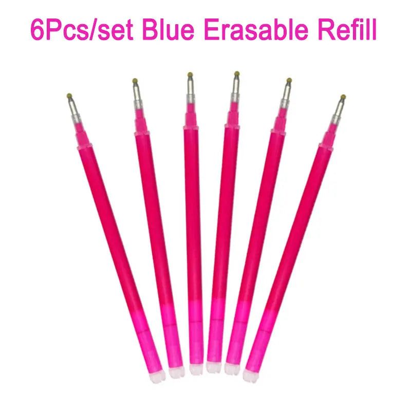 DELVTCH Erasable Gel Pen 0.7mm 0.5mm Bullet Tip