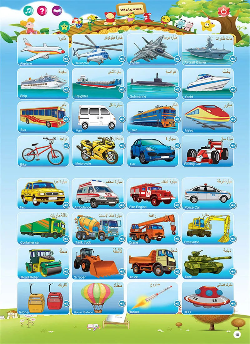 Arabic English E-book Early Childhood Education Toys Point