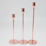 IMUWEN Metal Candle Holders Luxury Candlestick Fashion Wedding