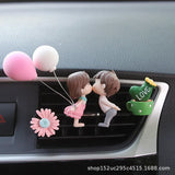 Car Air outlet clip Decoration Cute Cartoon Couples