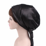 New Women Silk Satin Night Sleeping Cap Head