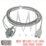 Compatible With Sensor of MEK MP100/110/400/500/600/1000 Monitor,9pin 3m