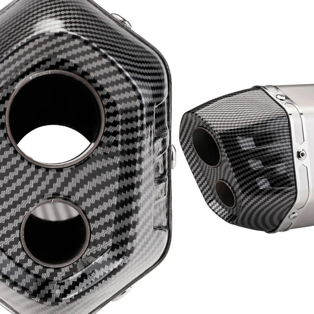 Slip on 51mm motorcycle exhaust system muffler modified