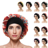 Multicolor Printed African Pattern Nightcap Set