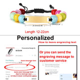 Personalize Baby Name Bracelet Figaro Chain Smooth Bangle