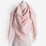 2024 New Fashion Winter Warm Triangle Scarf For