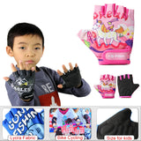 Cartoon XS S Bike Cycling Gloves for Kids