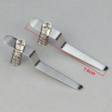 A Pair Stainless Steel Specimen Presser Holder Slides