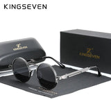 KINGSEVEN High Quality Gothic Steampunk Sunglasses Polarized Men