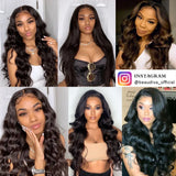 Brazilian Hair Weave Bundles With Frontal 13x4 HD