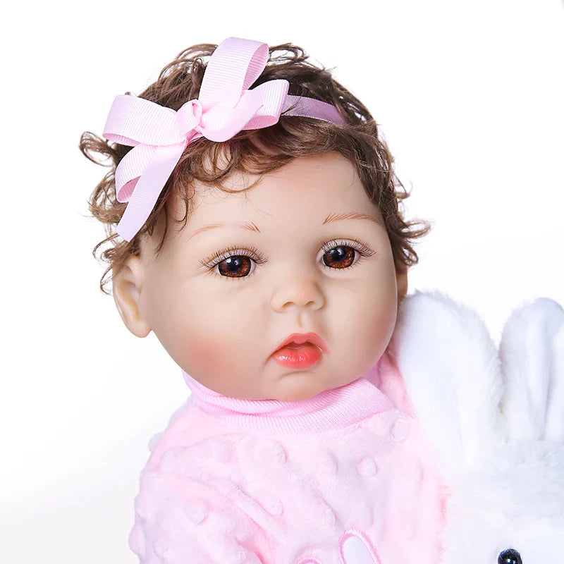 47CM Original NPK full body solicone bebe doll