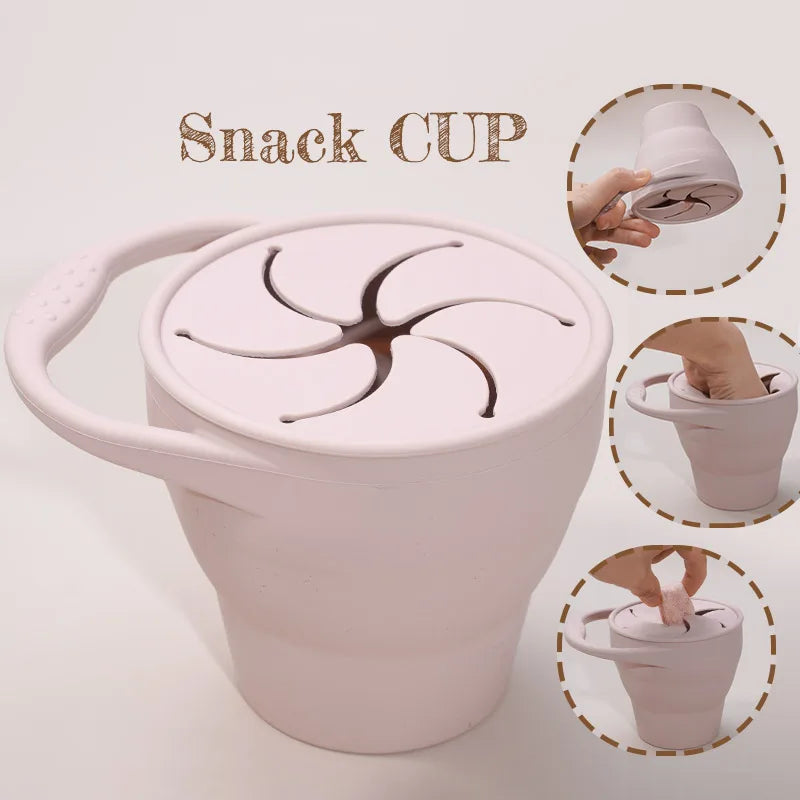 BPA Free Kids Silicone Food Storage Box Solid