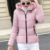 Women Winter Parkas Hooded Thick Warm Short Coat