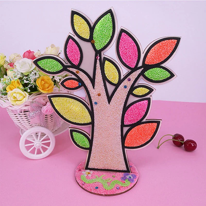 5D Wood Painting Handmade DIY Soft Polymer Clay