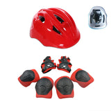 7Pcs/set Kids Boy Girl Safety Helmet Knee Elbow