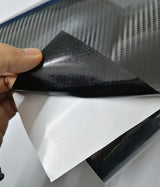 50cm 5D Glossy Carbon Fiber Vinyl Wrap for Car/Bike/Laptop