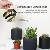 5001000ML Watering Pot Stainless Steel Long Mouth Green