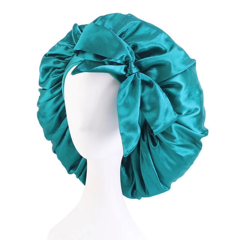 New Extra Large Bow Scarf Cap Bath Cap