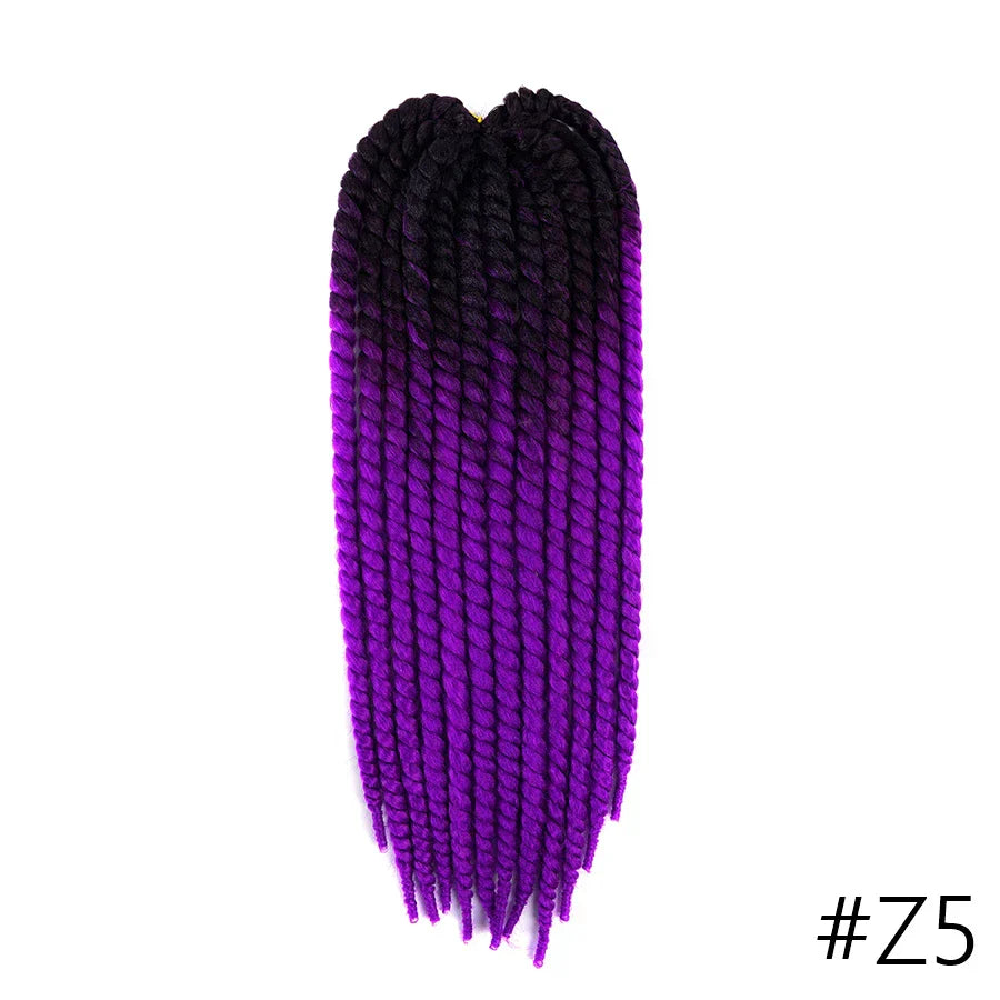 YunRong Senegalese Twist Hair Jumbo Crochet Braids 22